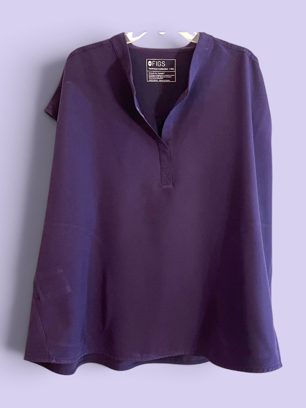 Figs Purple Jam (#4994) Rafaela Scrub Top Size 6XL